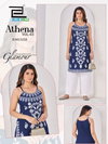Athena Vol 3 By Blue Hills Rayon Sleeveless Ladies Kurtis Wholesale Shop In Surat